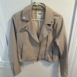 Abercrombie leather jacket